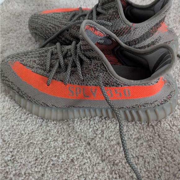 Adidas Yeezy Boost 350 V2 in Gray and Orange